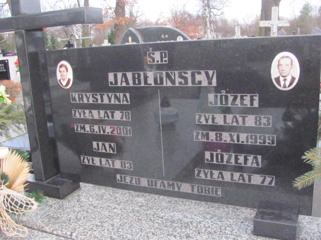 Krystyna Jabłońska Poczesna - Grobonet - Wyszukiwarka osób pochowanych