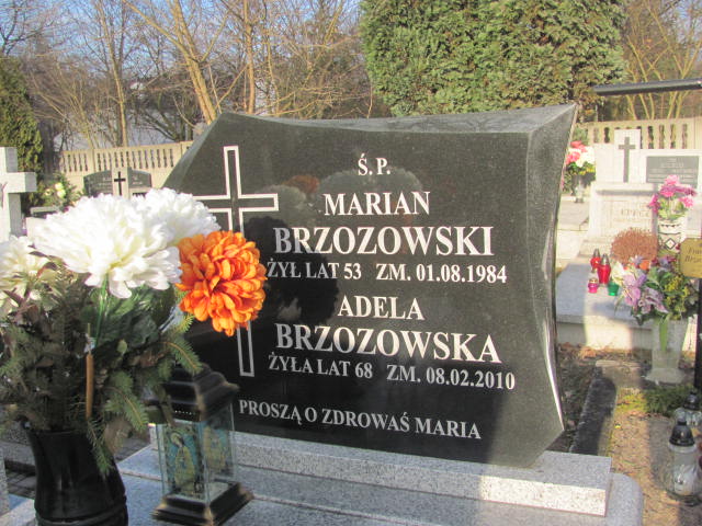 Adela Brzozowska 1941 Poczesna - Grobonet - Wyszukiwarka osób pochowanych