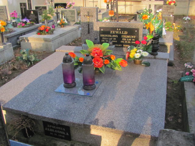 Grób Zygmunt Zewald