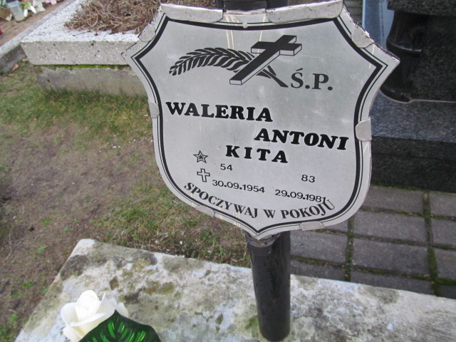 Antoni Kita 1898 Poczesna - Grobonet - Wyszukiwarka osób pochowanych
