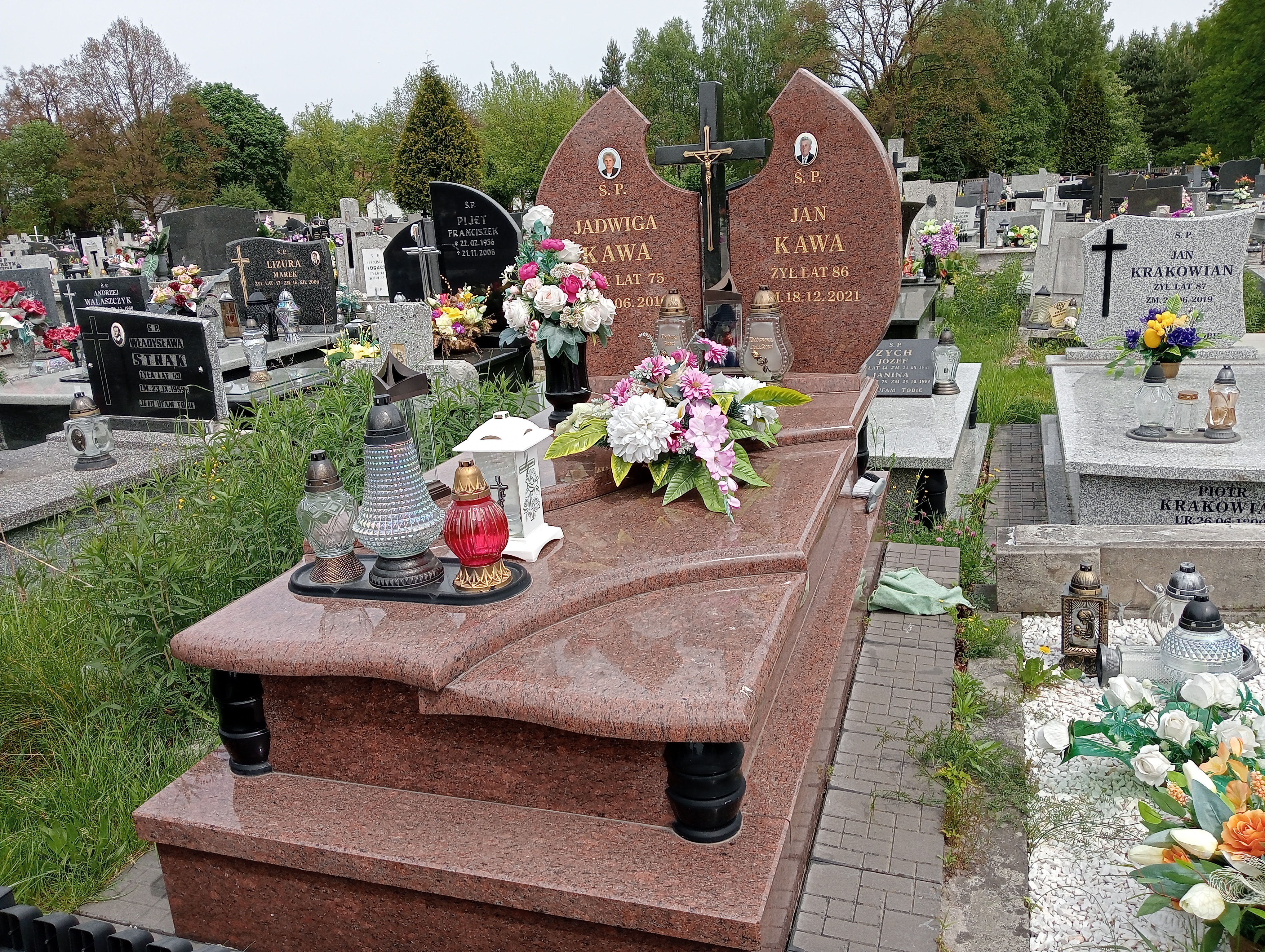 Grób Jadwiga Kawa