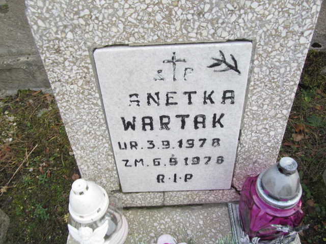 Grób Aneta Jadwiga Wartak